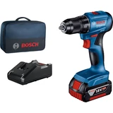 Kép 1/6 - Bosch GSR 185-LI akkus fúrócsavarozó kofferban, 18V, 13mm (4Ah akkuval és töltővel)