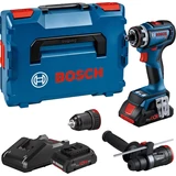 Kép 1/7 - Bosch GSR 18V-90 FC akkus fúrócsavarozó kofferben, tartozékokkal, 18V, 13mm (2x4Ah akkuval és töltővel)