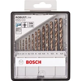 Kép 2/2 - Bosch Robust Line fémfúrószár készlet, hengeres, HSS-Co, 1-13mm, 13db