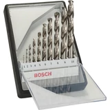 Kép 1/2 - Bosch Robust Line fémfúrószár készlet, hengeres, HSS-G, 1-10mm, 10db