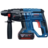 Kép 2/7 - Bosch GBH 180-LI akkus fúrókalapács, SDS plus, 18V (2db 4Ah akkuval, töltővel) + Ajándék fúrókészlet