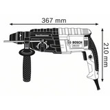 Kép 2/5 - Bosch GBH 240 fúrókalapács fúrószár készlettel kofferben, SDS-Plus, 790W