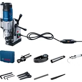 Kép 1/7 - Bosch GBM 50-2 mágnestalpas fúrógép készlet kofferben, 1.2kW