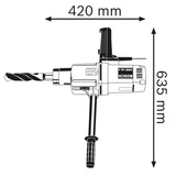 Kép 4/7 - Bosch GBM 50-2 mágnestalpas fúrógép készlet kofferben, 1.2kW