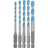Kép 1/5 - Bosch Expert HEX-9 Multiconstruction fúrószár készlet, hatlapú, 4-8mm, 1/4", 5db
