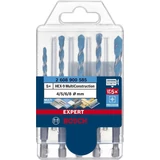 Kép 2/5 - Bosch Expert HEX-9 Multiconstruction fúrószár készlet, hatlapú, 4-8mm, 1/4", 5db
