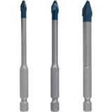 Kép 1/5 - Bosch Expert HEX9 HardCeramic csempefúrószár készlet, hatlapú, 5-8mm, 3db