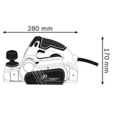 Kép 3/6 - Bosch GHO 26-82 D gyalu, 2.6mm, 710W
