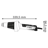 Kép 3/6 - Bosch GHG 20-60 hőlégfúvó, 50-630°C, 2kW