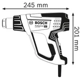 Kép 3/5 - Bosch GHG 20-63 hőlégfúvó kofferben, 50-630°C, 2kW
