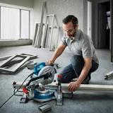 Kép 7/8 - Bosch GCM 216 leszabó- és gérvágó fűrész, 216mm, 1.3kW