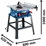 Kép 3/7 - Bosch GTS 254 asztali körfűrész állvánnyal, 1.8kW, 254mm