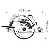 Kép 6/7 - Bosch GKS 235 Turbo kézi körfűrész, 235mm, 2.05kW