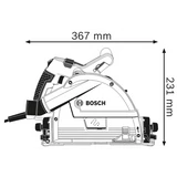 Kép 3/6 - Bosch GKT 55 GCE merülőfűrész, 165mm, 1.4kW