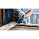 Kép 2/2 - Bosch Expert C470 csiszolópapír, fára, 11 lyuk, 102x62mm-93mm, P180, 10db