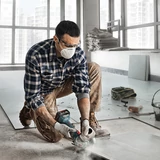 Kép 5/6 - Bosch GWS 180-LI akkus sarokcsiszoló kofferben, 18V, 125mm (2db 4Ah akkuval és töltővel)