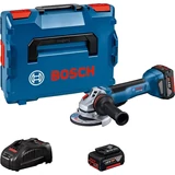 Kép 1/4 - Bosch Professional GWS 18V-10 P akkus sarokcsiszoló, 18V, 125mm (2x5Ah akku és töltő)