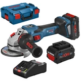 Kép 1/6 - Bosch GWS 18V-15 SC akkus sarokcsiszoló kofferben, 18V, 125mm (2db 8Ah akkuval és töltővel)