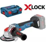 Kép 1/4 - Bosch GWX 18V-10 SC akkus sarokcsiszoló kofferben, X-LOCK, 18V, 125mm (akku és töltő nélkül)