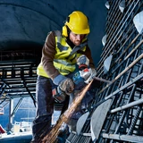 Kép 4/5 - Bosch GWX 18V-15 SC akkus sarokcsiszoló kofferben, X-LOCK, 18V, 125mm (2db 8Ah akkuval és töltővel)