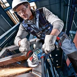 Kép 5/5 - Bosch GWX 18V-15 SC akkus sarokcsiszoló kofferben, X-LOCK, 18V, 125mm (2db 8Ah akkuval és töltővel)