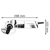 Kép 2/2 - Bosch Professional GWS 1000 sarokcsiszoló, 125mm, 1000W