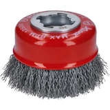 Kép 1/3 - Bosch Clean for Metal X-LOCK fazékkefe sarokcsiszolóhoz, hullámos, 0.3x75mm