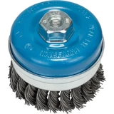Kép 1/2 - Bosch Heavy for Metal fazékkefe csiszológéphez, M14, acél, fonott, 0.80x100mm