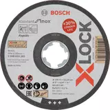 Kép 1/2 - Bosch Standard for Inox X-LOCK vágótárcsa sarokcsiszolóhoz, 125x1.6mm, 10db