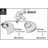 Kép 3/4 - Bosch GDE 125 EA-S porelszívó adapter sarokcsiszolókhoz