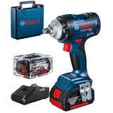 Kép 1/6 - Bosch GDS 18V-400 akkus ütvecsavarozó kofferben, 18V, 1/2&quot; (2db 5Ah akkuval és töltővel)