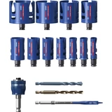 Kép 1/6 - Bosch Expert Construction Material körkivágó készlet, 20-76mm, 15 részes