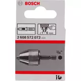 Kép 2/2 - Bosch gyorsbefogó fúrótokmány fúrógépekhez, HEX, 1/4", 1-6mm