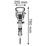Kép 3/5 - Bosch GSH 16-30 bontókalapács kofferben, 30mm, 1.75kW