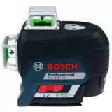 Kép 3/12 - Bosch GLL 3-80 CG akkus szintező vonallézer kofferben, zöld, 12V (2Ah akkuval és töltővel)
