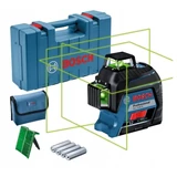 Kép 1/8 - Bosch GLL 3-80 G szintező vonallézer kofferben, zöld, 30m
