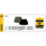 Kép 2/2 - Caterpillar DL31C munkavédelmi alsónadrág, narancs-zöld, XL, 2db