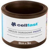 Kép 2/2 - Cellfast ágyásszegély, egyenes, barna, 9mx10cm