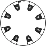 Kép 3/6 - Cellfast Unibord gyepszegély, 4mx4.5cm