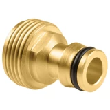 Kép 1/2 - Cellfast Brass tömlő csatlakozó vízforráshoz, külső menetes, 3/4&quot;
