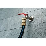 Kép 2/2 - Cellfast Brass tömlő gyorscsatlakozó, vízátfolyós, 3/4"