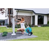 Kép 5/5 - Cellfast Compact tömlőkocsi tömlővel és locsoló készlettel, 20m