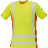 Kép 1/2 - Cerva Latton trikó, jól láthatósági, sárga-narancssárga, S