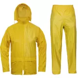 Kép 1/2 - Cerva Carina esővédő öltöny, poliészter PVC bevonattal, sárga, XL