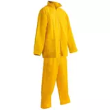 Kép 2/2 - Cerva Carina esővédő öltöny, poliészter PVC bevonattal, sárga, XL