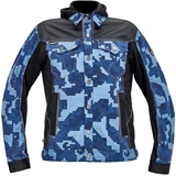 Kép 1/2 - Cerva Neurum Camouflage munkakabát kapucnival, terepmintás, tengerészkék, 54