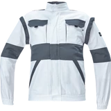 Kép 1/5 - Cerva Max kabát, pamut, fehér-szürke, 60