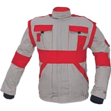 Kép 1/2 - Cerva Max kabát, pamut, szürke-piros, 50