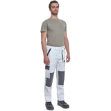 Kép 3/5 - Cerva Max Neo derekas munkanadrág, kopásálló, pamut, fehér, 46