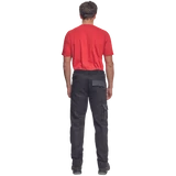 Kép 5/5 - Cerva Max Neo derekas munkanadrág, kopásálló, pamut, fekete-szürke, 48